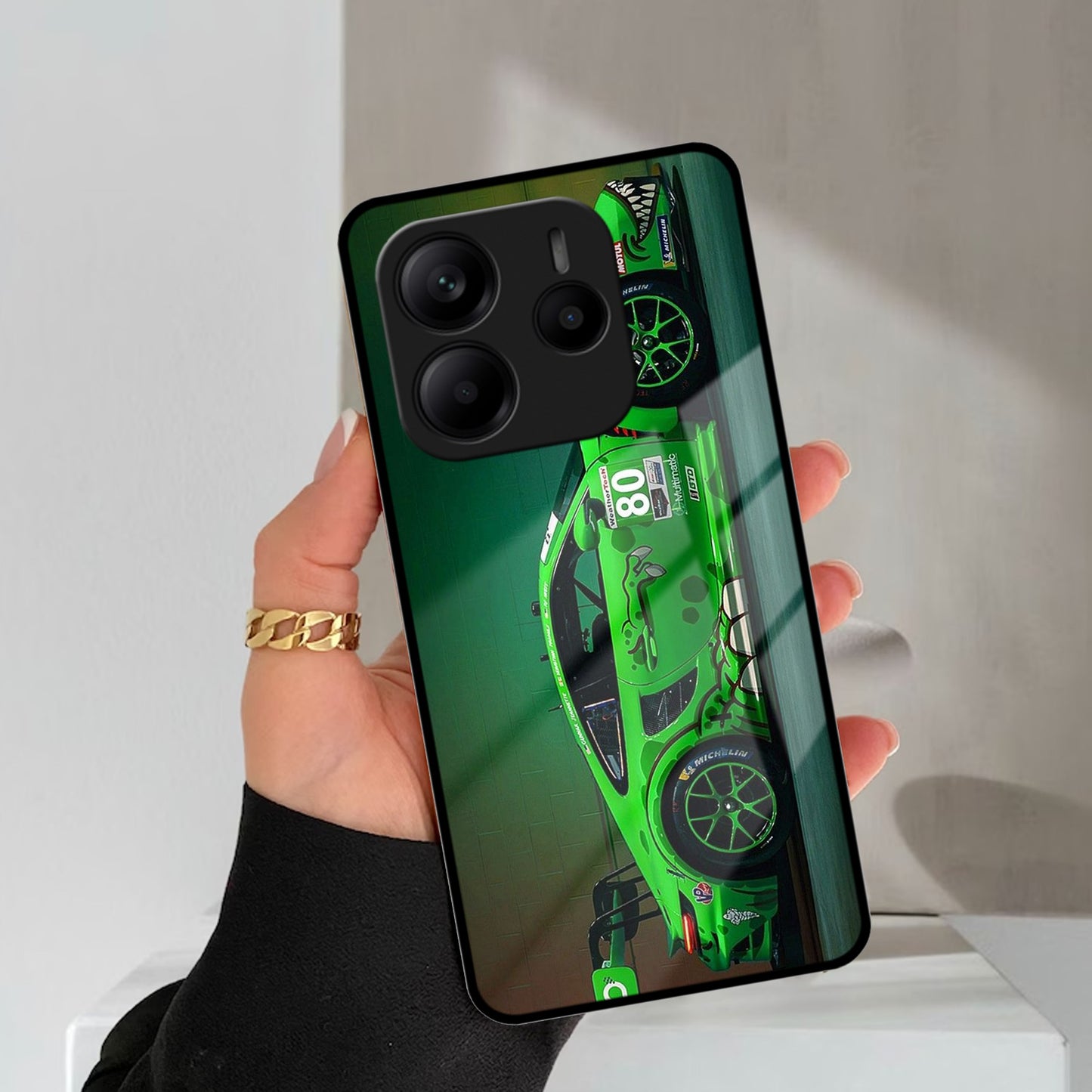 Super Sports Car V2 Glass Case Cover For Redmi