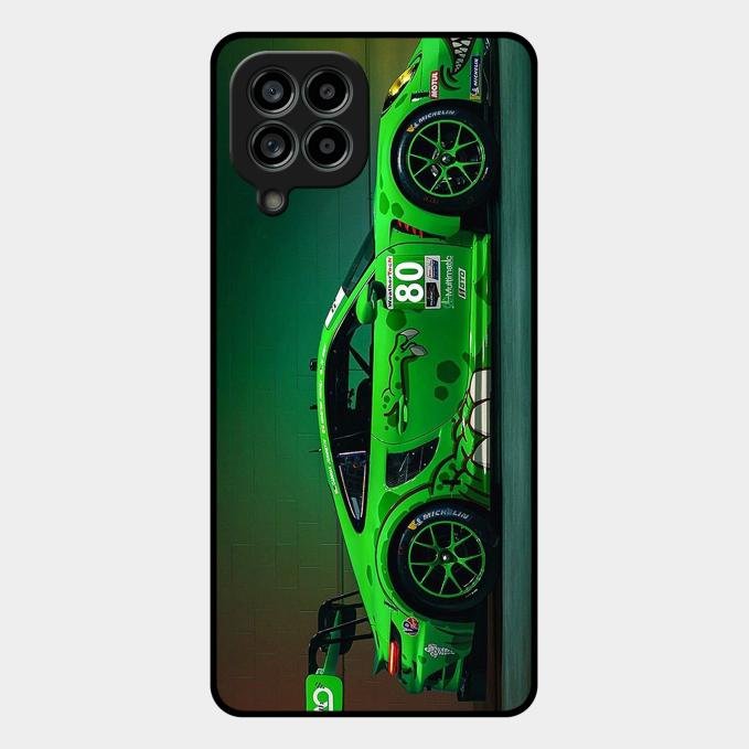 Super Sports Car V2 Glass Case Cover For Samsung Galaxy M53 5G