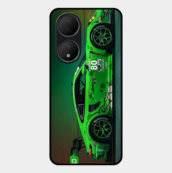 Super Sports Car V2 Glass Case Cover For Vivo T2 5G