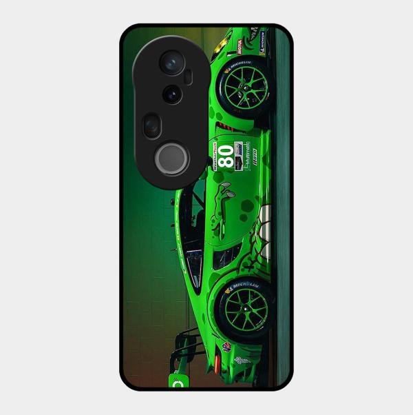 Super Sports Car V2 Glass Case Cover For Vivo T4 Ultra 5G