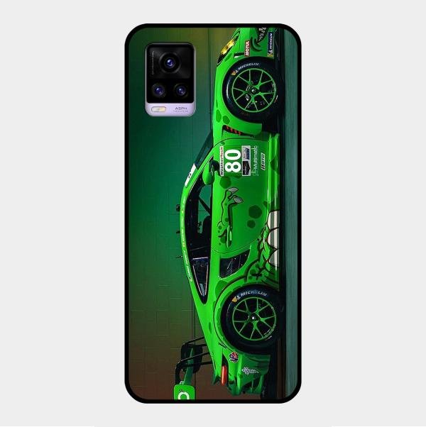Super Sports Car V2 Glass Case Cover For Vivo V20