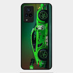 Super Sports Car V2 Glass Case Cover For Vivo V21 5G