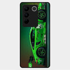 Super Sports Car V2 Glass Case Cover For Vivo V27 5G
