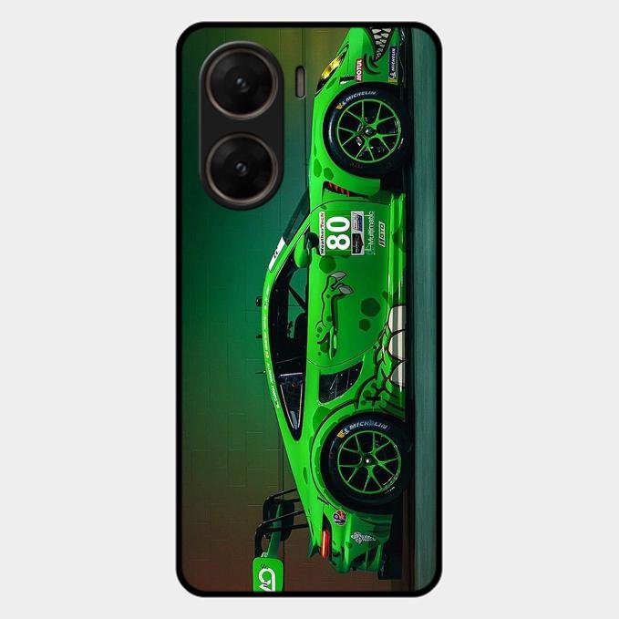 Super Sports Car V2 Glass Case Cover For Vivo V29E 5G