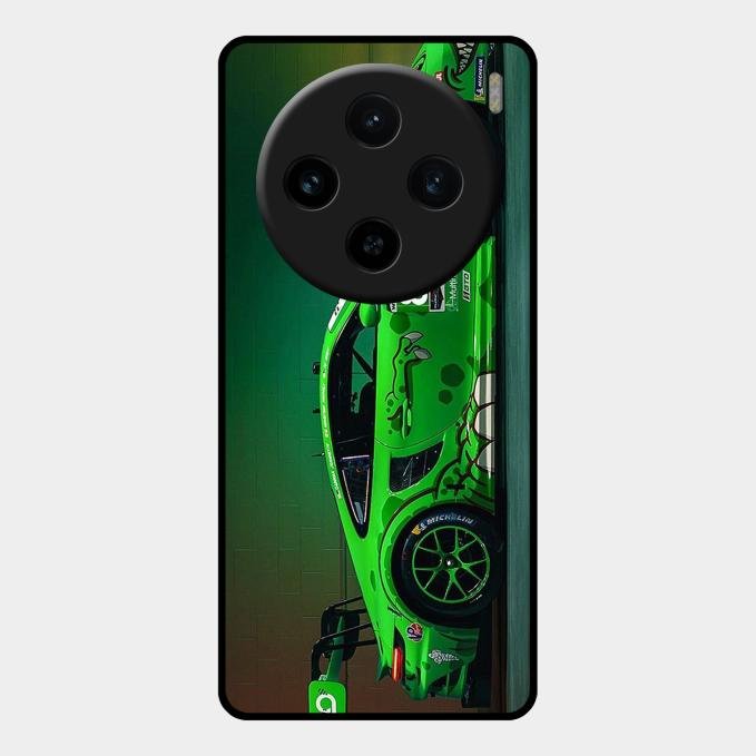 Super Sports Car V2 Glass Case Cover For Vivo X100 5G