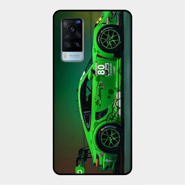 Super Sports Car V2 Glass Case Cover For Vivo X60 5G