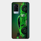 Super Sports Car V2 Glass Case Cover For Vivo X60 5G