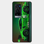 Super Sports Car V2 Glass Case Cover For Vivo X60 Pro Plus 5G