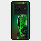 Super Sports Car V2 Glass Case Cover For Vivo X80 5G
