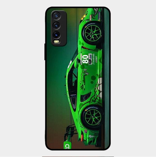 Super Sports Car V2 Glass Case Cover For Vivo Y12G