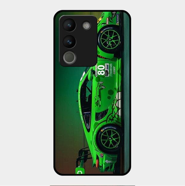 Super Sports Car V2 Glass Case Cover For Vivo Y200 5G