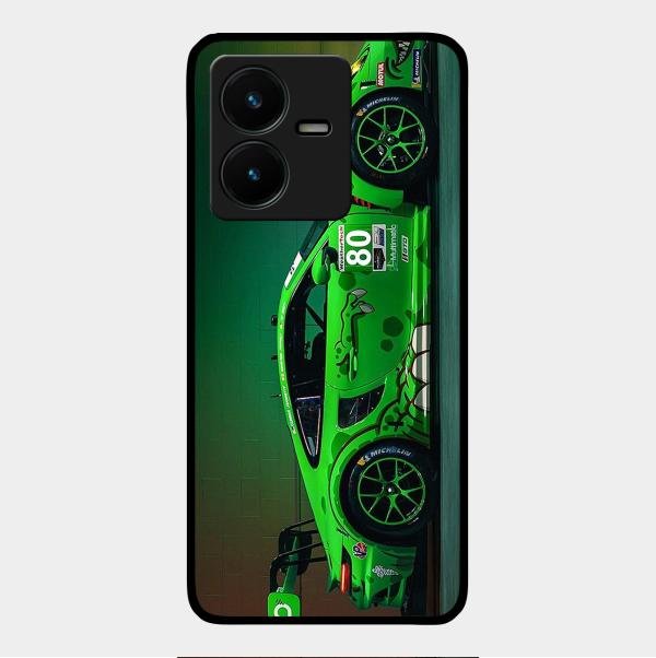 Super Sports Car V2 Glass Case Cover For Vivo Y22