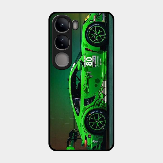 Super Sports Car V2 Glass Case Cover For Vivo Y300 5G