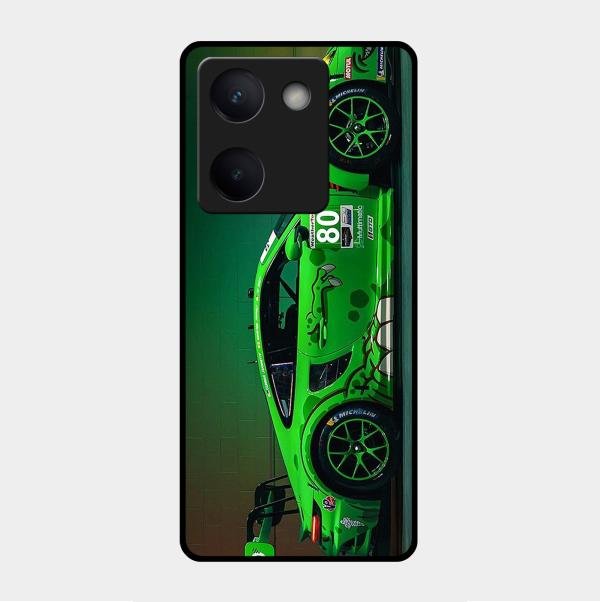 Super Sports Car V2 Glass Case Cover For Vivo Y300 Plus 5G