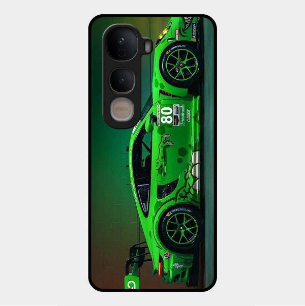 Super Sports Car V2 Glass Case Cover For Vivo Y400 5G