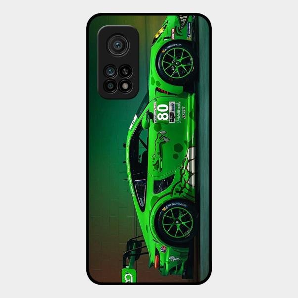 Super Sports Car V2 Glass Case Cover For Xiaomi Mi 10T Pro 5G