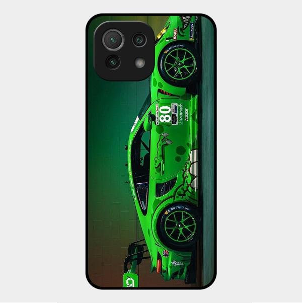 Super Sports Car V2 Glass Case Cover For Xiaomi Mi 11 Lite