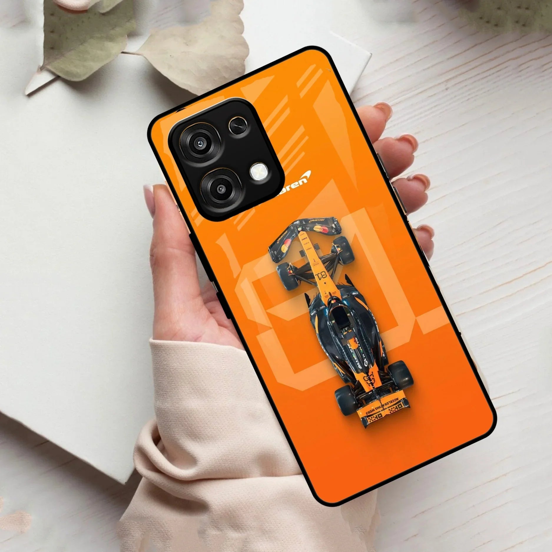 Super Sports Car V3 Glass Case Cover For Oppo