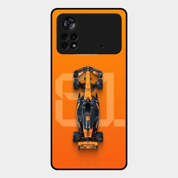 Super Sports Car V3 Glass Case Cover For Poco X4 Pro 5G
