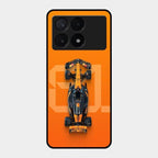 Super Sports Car V3 Glass Case Cover For Poco X6 Pro 5G