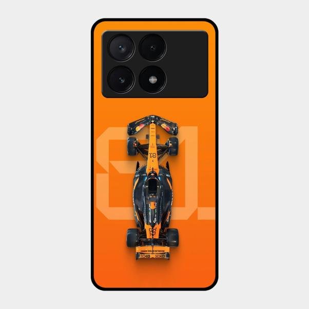 Super Sports Car V3 Glass Case Cover For Poco X6 Pro 5G