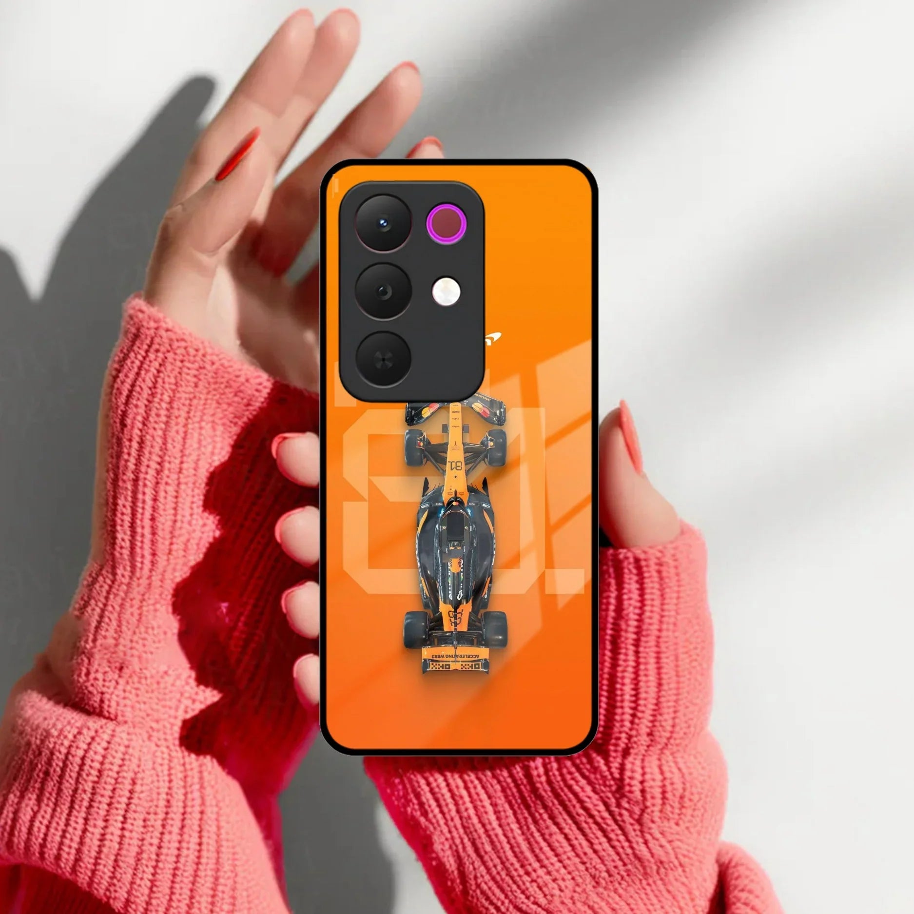 Super Sports Car V3 Glass Case Cover For Realme