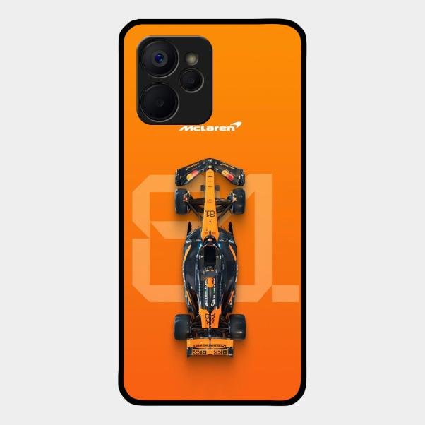 Super Sports Car V3 Glass Case Cover For Realme 9I 5G