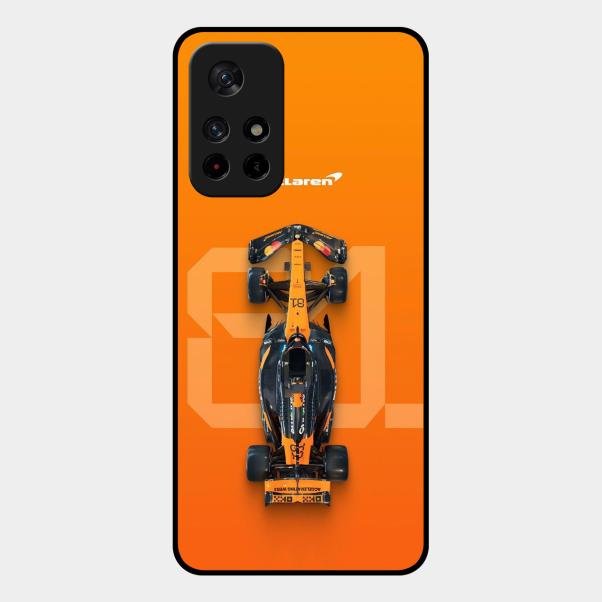 Super Sports Car V3 Glass Case Cover For Redmi Note 11T 5G