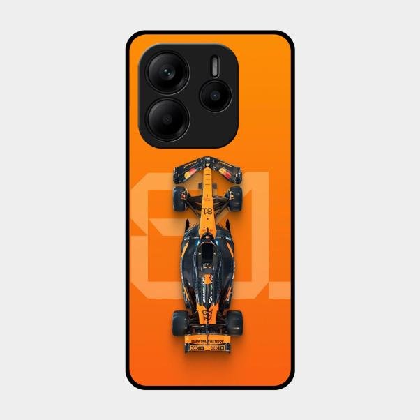 Super Sports Car V3 Glass Case Cover For Redmi Note 14 5G
