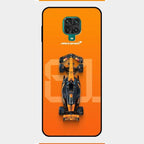 Super Sports Car V3 Glass Case Cover For Redmi Note 9 Pro