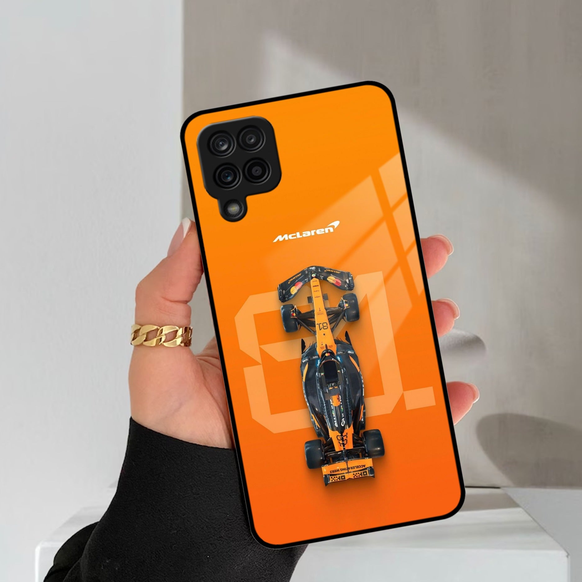 Super Sports Car V3 Glass Case Cover For Samsung Galaxy A42 5G