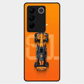 Super Sports Car V3 Glass Case Cover For Vivo V27 5G
