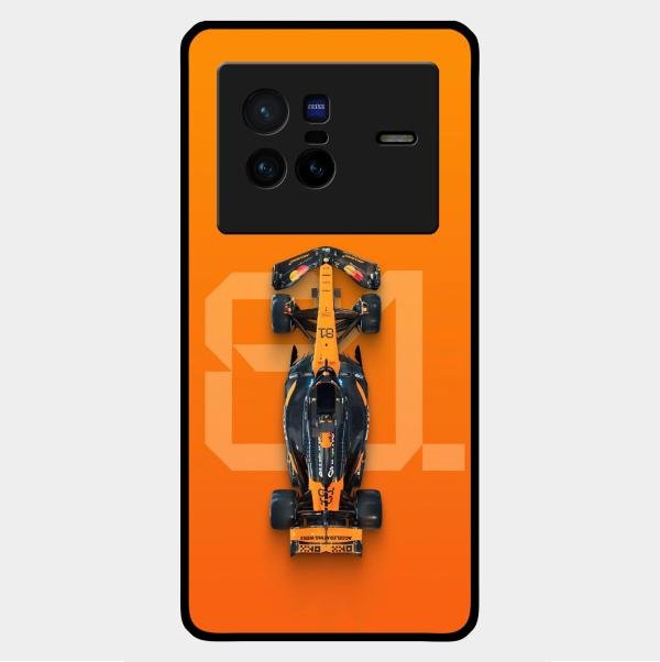 Super Sports Car V3 Glass Case Cover For Vivo X80 5G