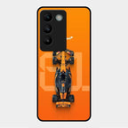 Super Sports Car V3 Glass Case Cover For Vivo Y200E 5G