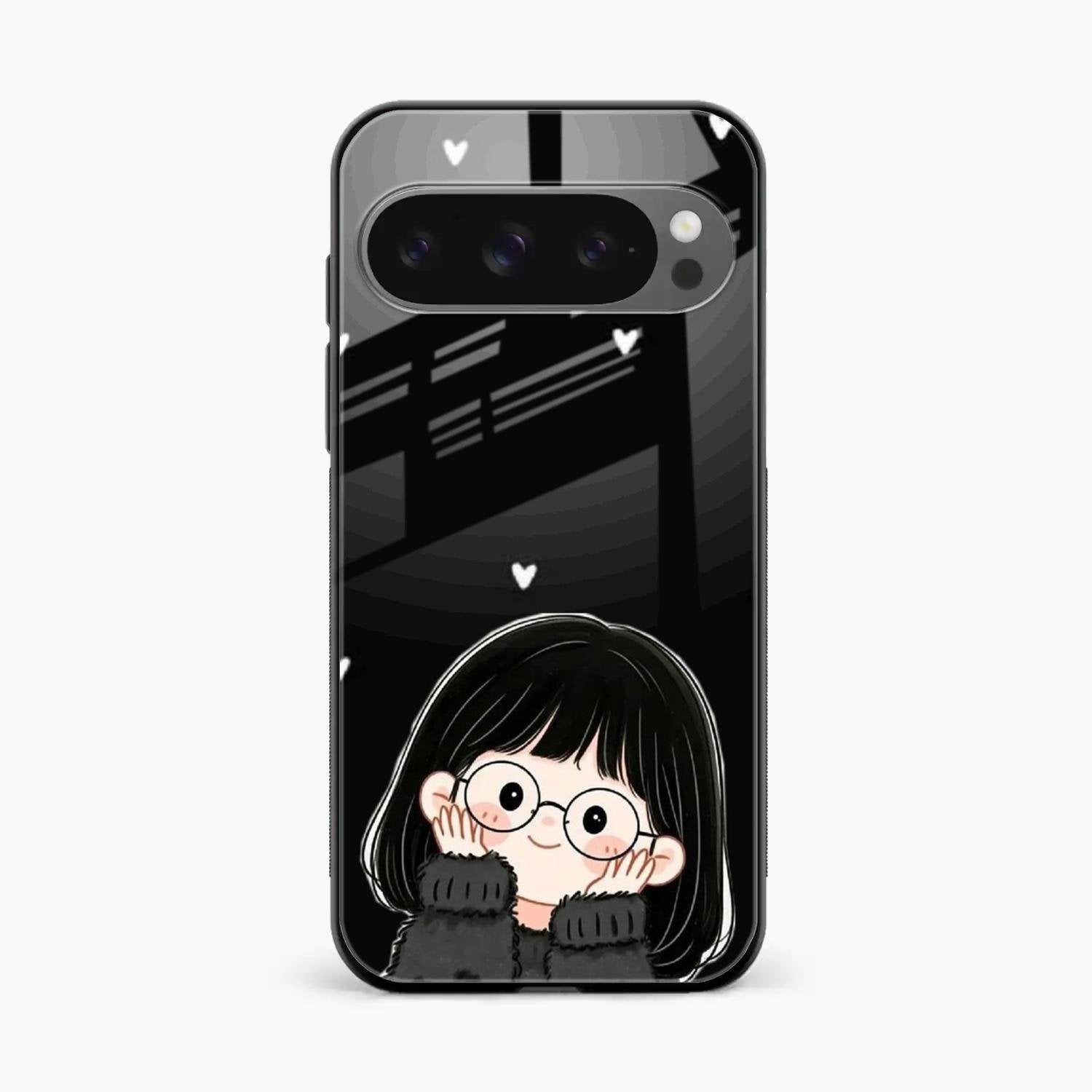 Sweet Blush Girl Glass Case Cover For Google Pixel 10 Pro