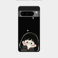 Sweet Blush Girl Glass Case Cover For Google Pixel 8 Pro 5G