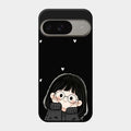 Sweet Blush Girl Glass Case Cover For Google Pixel 9 5G