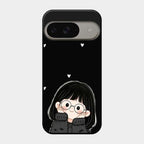 Sweet Blush Girl Glass Case Cover For Google Pixel 9 5G