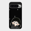 Sweet Blush Girl Glass Case Cover For Google Pixel 9 Pro Xl