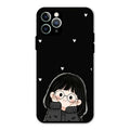 Sweet Blush Girl Glass Case Cover For iPhone 11 Pro Max