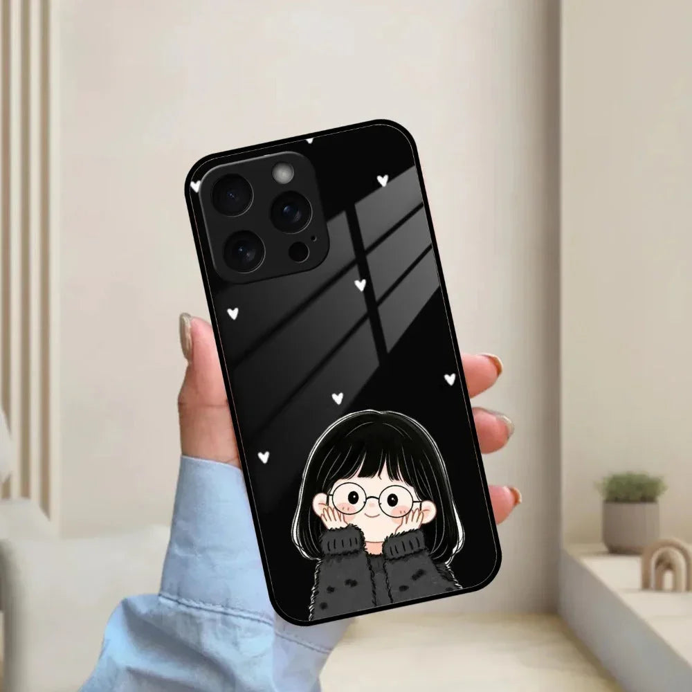 Sweet Blush Girl Glass Case Cover For Motorola - ShopOnCliQ