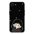 Sweet Blush Girl Glass Case Cover For iPhone 16e