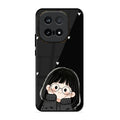 Sweet Blush Girl Glass Case Cover For iQOO 15 5G