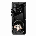 Sweet Blush Girl Glass Case Cover For Motorola Edge 40 5G