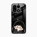 Sweet Blush Girl Glass Case Cover For OnePlus 15 5G