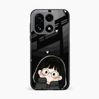 Sweet Blush Girl Glass Case Cover For OnePlus 15 5G