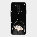 Sweet Blush Girl Glass Case Cover For Oneplus 7 Pro