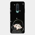 Sweet Blush Girl Glass Case Cover For Oneplus 8