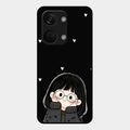 Sweet Blush Girl Glass Case Cover For Oneplus Nord 3 5G