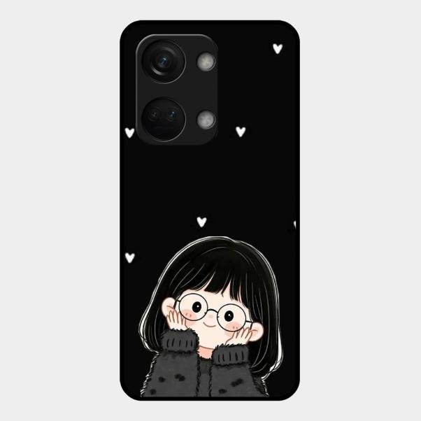 Sweet Blush Girl Glass Case Cover For Oneplus Nord 3 5G